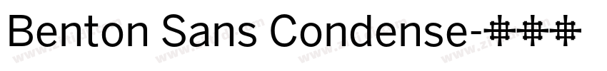 Benton Sans Condense字体转换